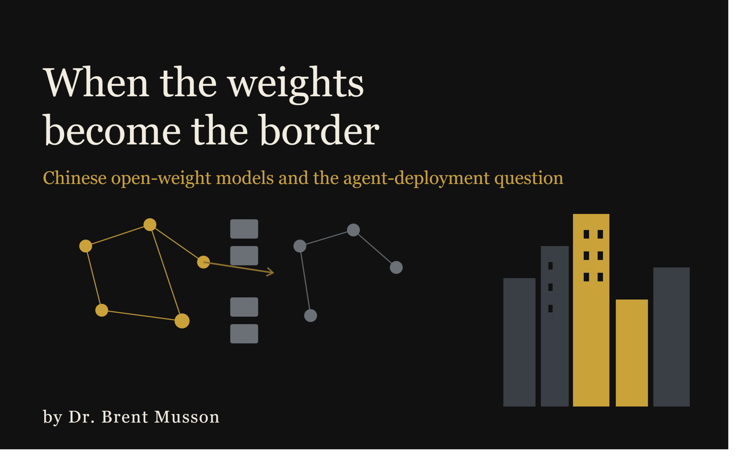 When the Weights Themselves Become the Border: Chinese Open-Weight Models and the Agent-Deployment Question